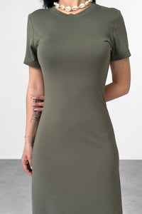 Olive Muse Dress